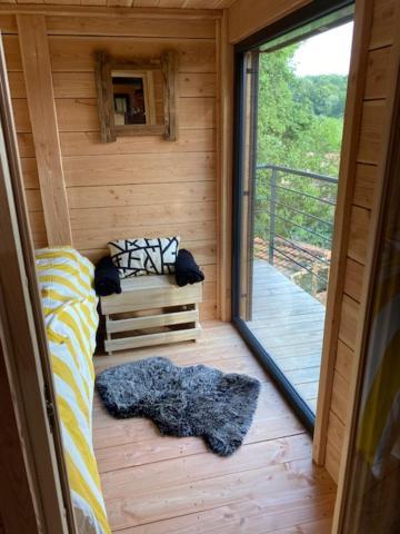 Le Moonloft Insolite Tiny-House Dans Les Arbres & 1 Seance De Sauna Pour 2 Avec Vue Panoramique Osenbach Exterior foto